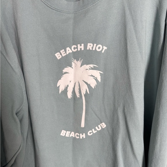 Beach Riot Light Blue Sweatshirt - Picture 3 of 4